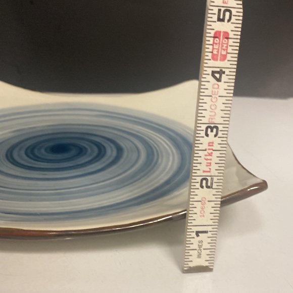 Euro Ceramics Inc Square Dinner Plates Set of Two 10.5”D - Picture 10 of 17